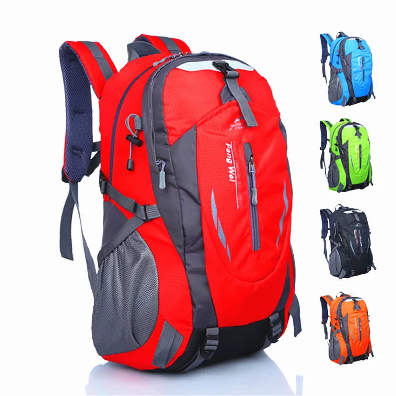 

45L Outdoor Camping Hiking Backpacks Waterproof Nylon Travel Backpack Large Capacity Movement Rucksack Laptop Functional Bags