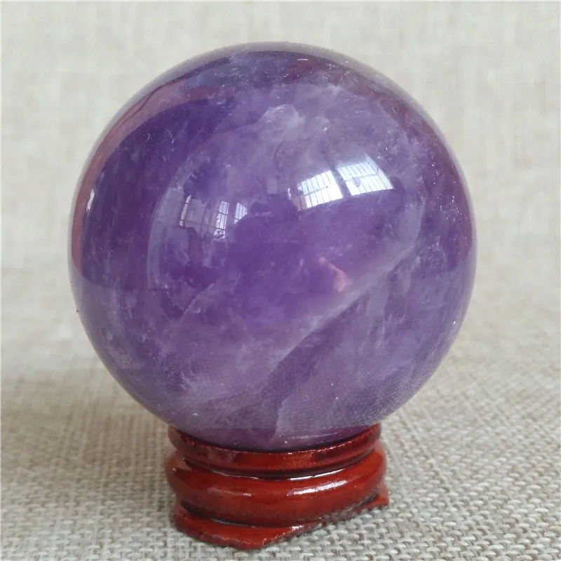

(45-50mm) NATURAL amethyst sphere quartz CRYSTAL