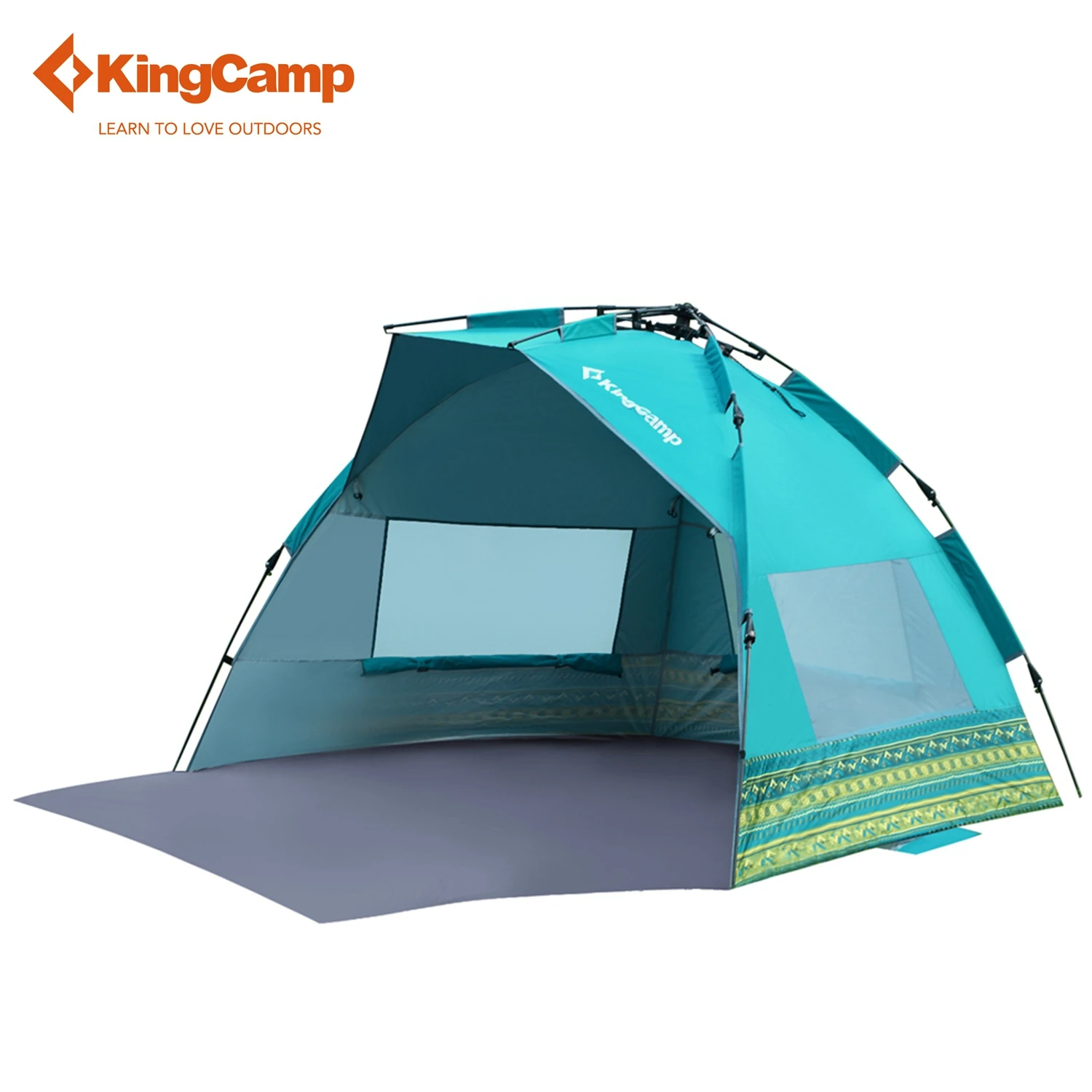 

KingCamp Automic Opening Summer Beach Tent UV Protection Oversize 3-Persons Breathable Large Space Camping Outdoor Sun Shelter