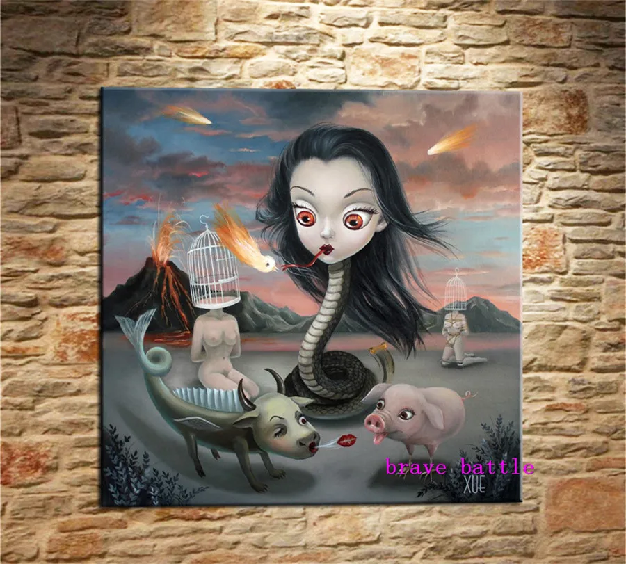 Mark Ryden детский необычный холст для живописи Тёмный мир гостиная спальня домашний