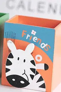 Новейшая креативная домашняя офисная коллекция инструментов Милая мультяшная коробка животные Коробка модный креативный Мультифункциональный - Цвет: orange