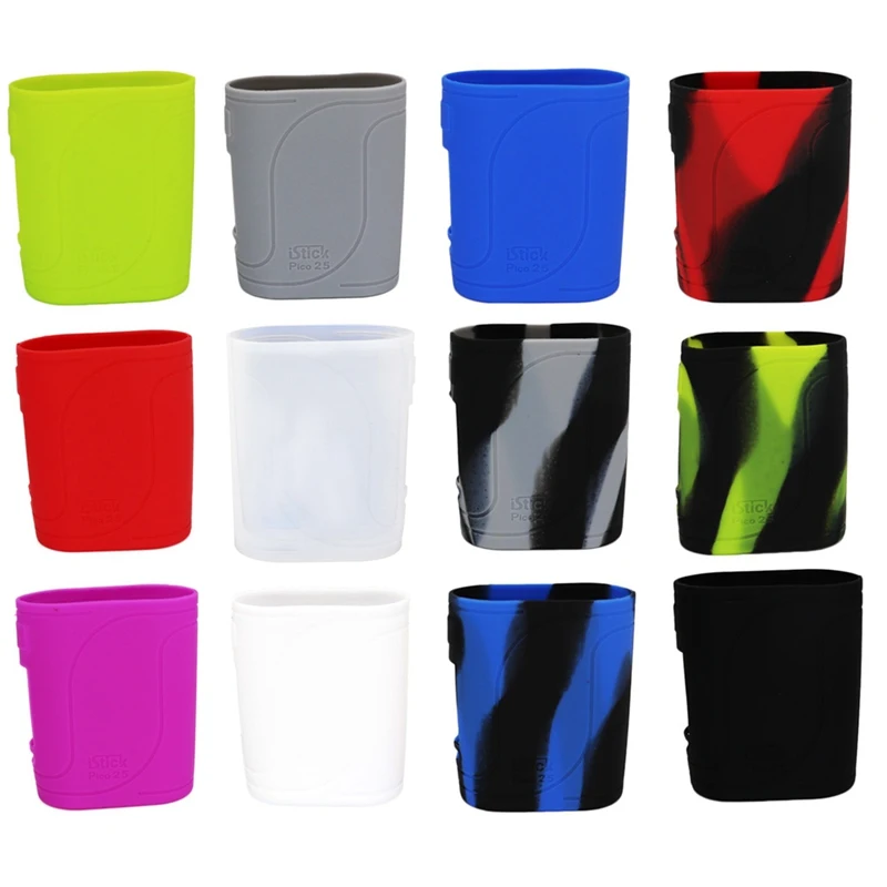 

12 Colors Protective Cover Skin Silicone Case Suitable For Eleaf IStick Pico 25 TC Mod 85w Battery Box