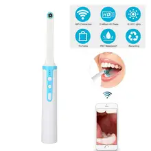 Caméra intra-orale dentaire intra-orale sans fil WiFi HD USB appareil de dentiste lumière LED outil d'inspection vidéo en temps réel outil de blanchiment des dents
