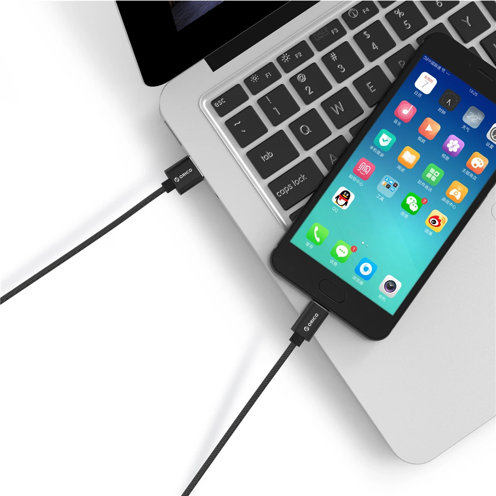 ORICO type-C USB кабель 2A USB C кабель передачи данных для быстрой зарядки type-C USB Кабель зарядного устройства для Nexus 5X, 6 P, OnePlus 2, Xiaomi USB-C