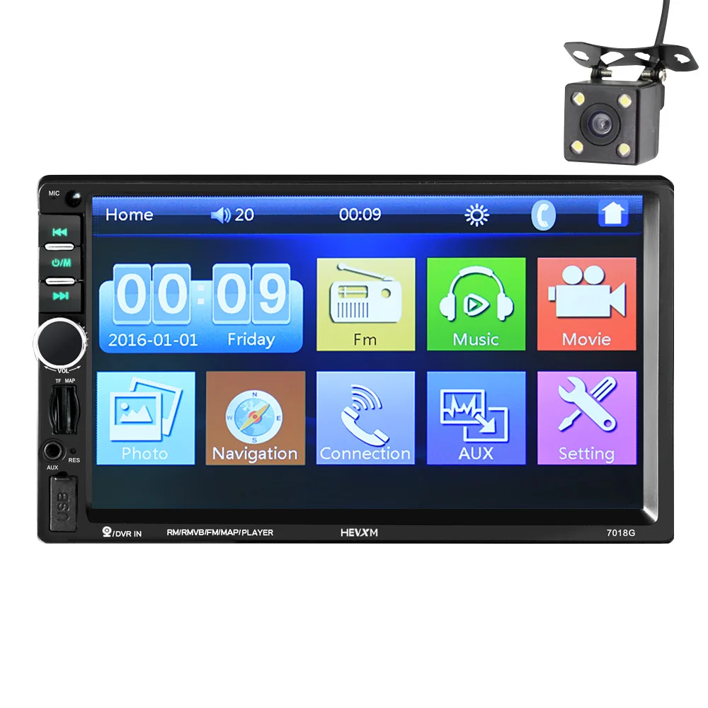 

DOXINGYE Universal 7 Inch 2 DIN Car Audio Stereo Player GPS Navigation Car Video MP5 Player FM TF SD MMC USB FM Radio Hands-free