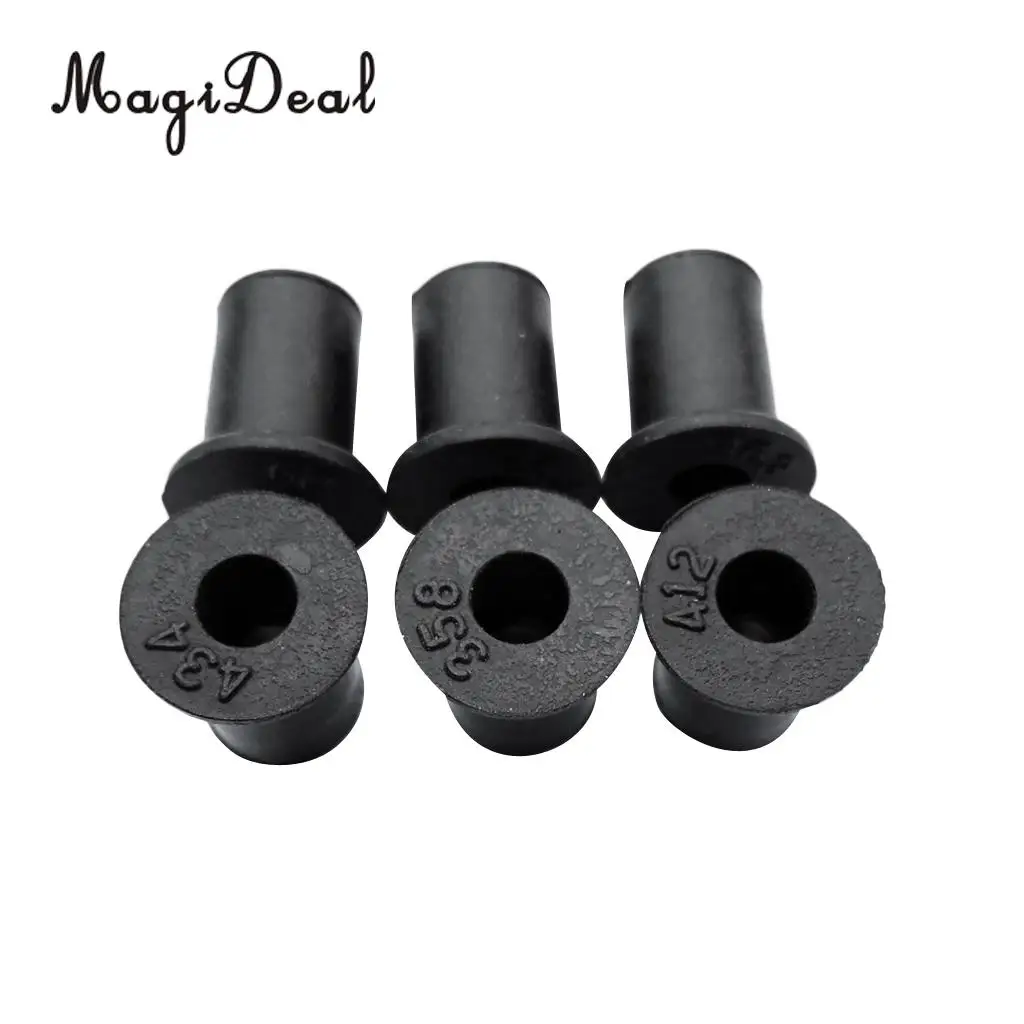 MagiDeal 18Pcs Rubber Well Nuts M4 M5 M6 Brass Metric Wellnuts Motorcycle Windscreen