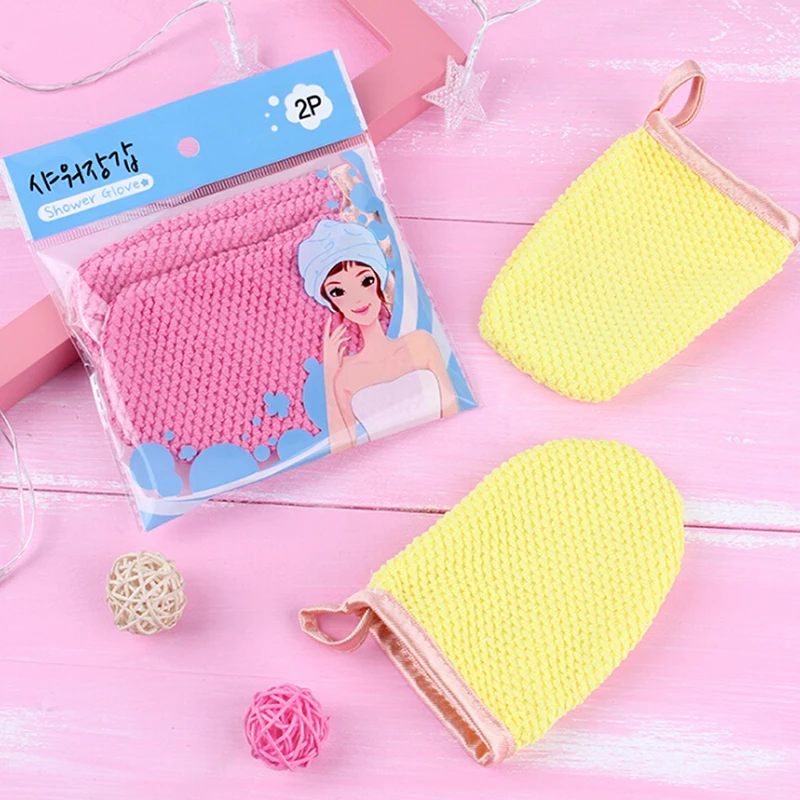 1pc Water Remover Cleansing Glove Reusable Remover Tool Comfortable Microfiber Facial Cloth Face Towel Random