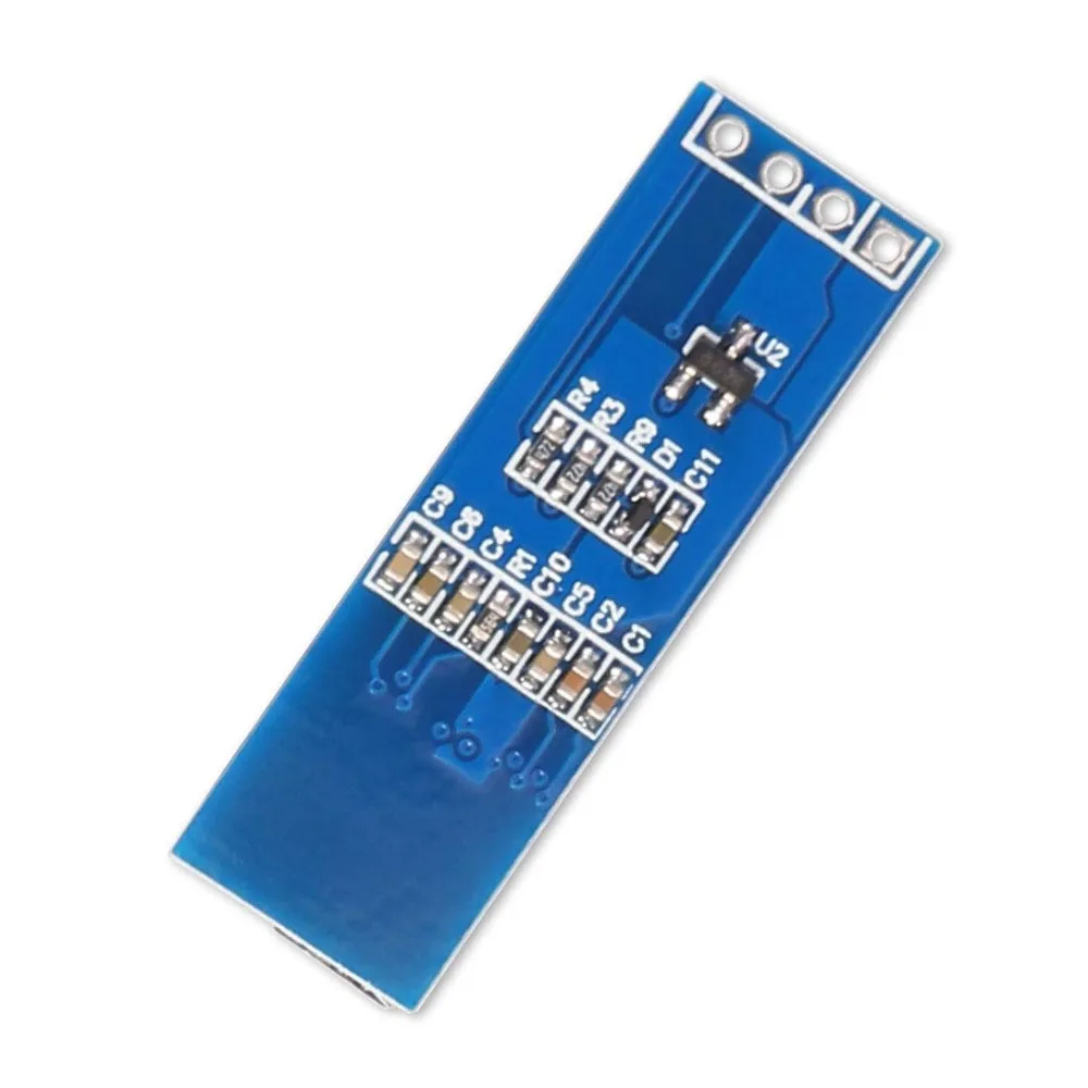 ЖК дисплей 0 91 дюйма 128x32 IIC I2C синий OLED DIY модуль SSD1306 Драйвер IC DC 3 В 5 для комплекта
