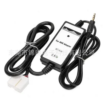 

by DHL or Fedex 50pcs Car Auto Audio MP3 Player Interface Aux In Adapter Cable for Honda/Mazda/Toyota LEXUS AUX Audio Adapter
