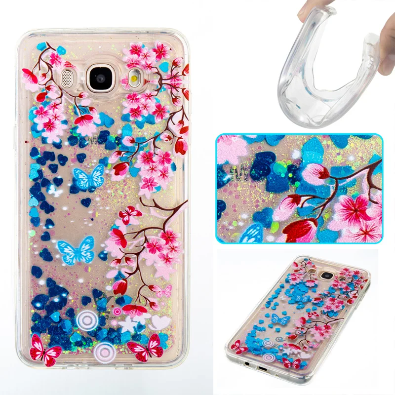 

Luxury Glitter Liquid Sand Quicksand Soft TPU Silicone Phone Cover Shell for Samsung Galaxy J3 J5 J7 J310 J510 Prime On 5 7 Case