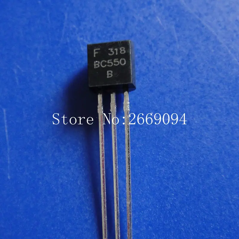 

200pcs free shipping BC550B BC550 TO-92 Bipolar Transistors - BJT NPN 45V 100mA