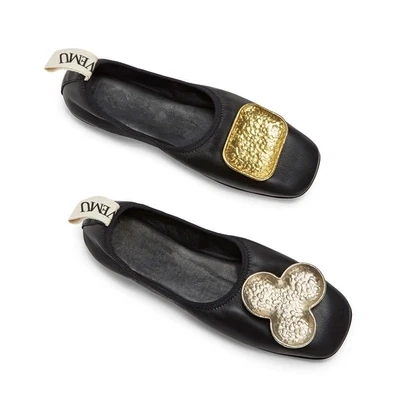 Boucle 2019 Femmes Métal Portant Début 2 En Rétro Chaussures De Plates Simples Printemps Au Nouveau 1 Du oWdxCeQrEB