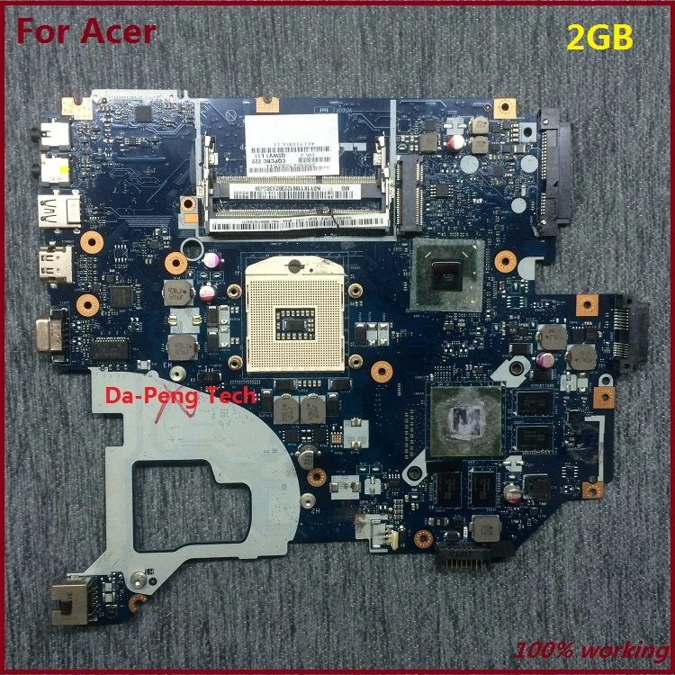 Материнская плата для ноутбука ACER aspire графическая 2 ГБ DDR3 полностью
