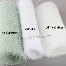 Свадебные Millinery сетка для вуали птичья клетка вуаль шляпа отделка вуалетки сделать собственный