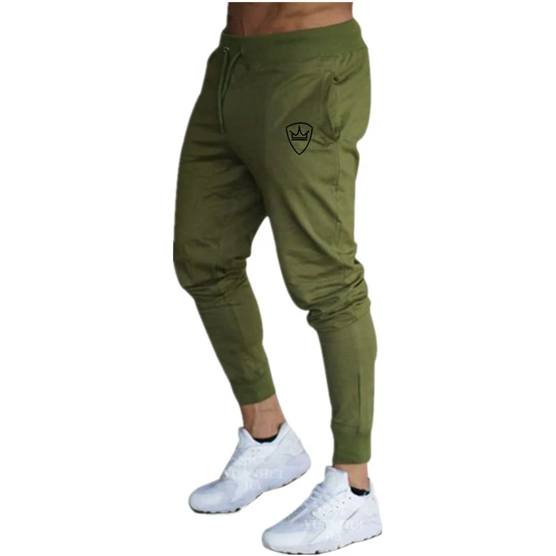 Новые мужские брюки весна и осень брендовые тренировочные штаны мужские беговые штаны высококачественные Фитнес Брюки - Цвет: 4