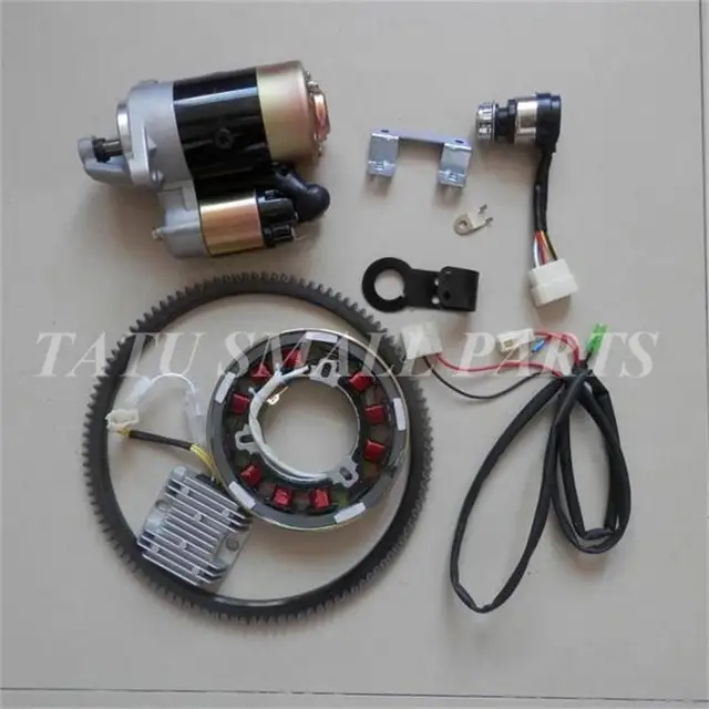Electric Start Kit Cw Drect For Sel 186f 9hp Tiller 5kw Electric Start Kit Cw Drect For Sel 186f 9hp Tiller 5kw Generator W Starter
