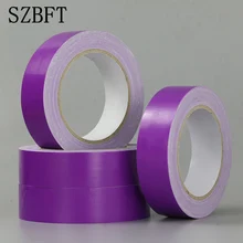SZBFT фиолетовая ткань DIY декоративная лента Свадебный шов водонепроницаемый супер липкий ковер односторонняя лента