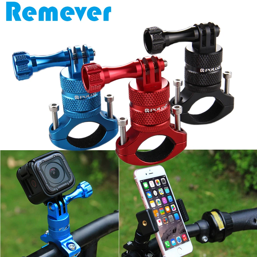 Kopen Aluminium Actie Camera Accessoires Fiets Beugel Stuur Adapter Mount voor GoPro Hero5 Sessie 5 4 Sessie 4 3 + 3 2