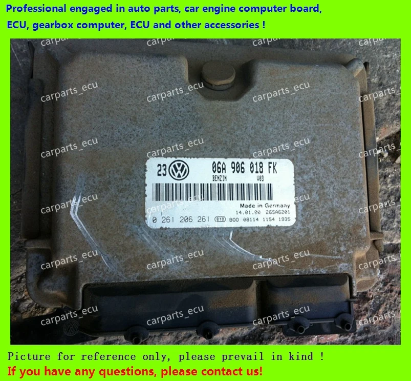 

For car engine computer board/VW ECU/Electronic Control Unit/POLO036906034/036 906 034/Golf06A906018FK/0261206261