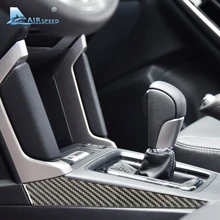 Airspeed 2 pezzi/lottp Carbon Fiber Center Console Adesivi Laterali Della Copertura Trim per Subaru Forester 2013 2014 2015 2016 auto-stlying