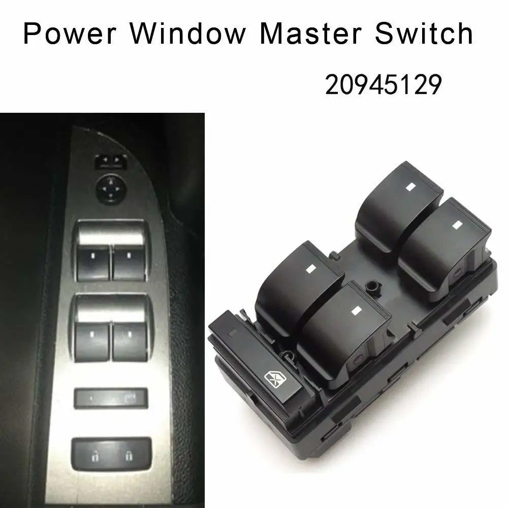 SPEEDWOW Electric Master Window Mirror Switch For Chevrolet Traverse Hhr Silverado GMC Sierra Yukon 20945129 25789692