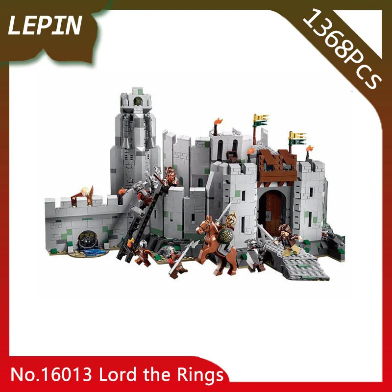 

Doinbby Store 16013 1368pcs Movie Series Lord of the Rings Helm's Deepl Building Blocks Children Toys 9474 with original box