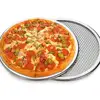 6-22inch Reuse Non-Stick Aluminum Mesh Pizza Screen Pasta Baking Tray Net Pizza Holder Bakeware For Home Pizza Shop ► Photo 3/6