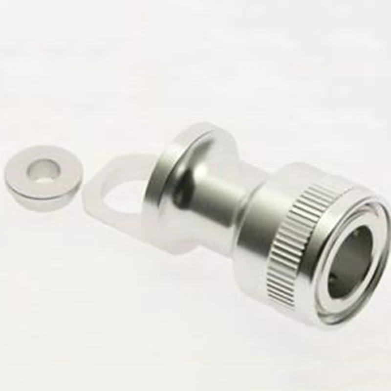 Silver Адаптер педали Quick Release Велоспорт держатель запчасти крепление складной велосипедный замок прочный практичный - Цвет: Silver