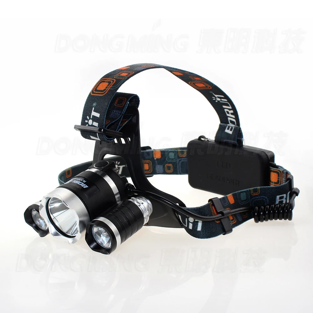 Супер яркий светодиодный налобный фонарь 3 светодиодный s CREET6 энергосбережения Спорт на открытом воздухе фонарик для рыбалки и походов+ перезаряжаемый источник питания