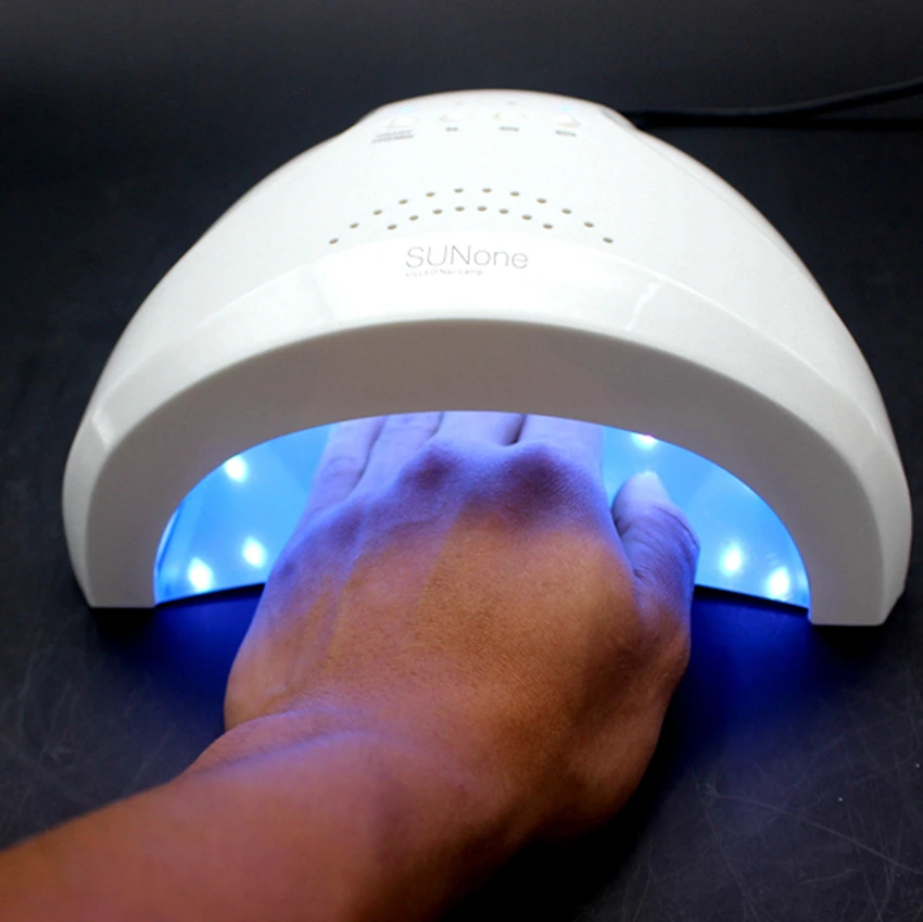 

Sunone 48W UV LED Nail Lampe LED Manicure UV Lamp Nail Dryer for UV Gel LED Gel Nail Machine Infrared Sensor 3 timer set