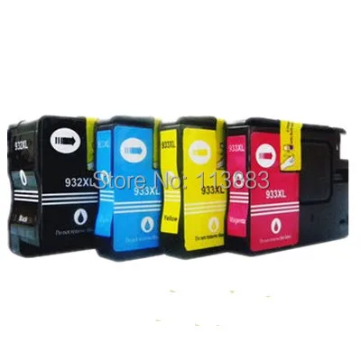 

Full ink 4 color  932 933 932XL 933XL compatible ink cartridge For  HP Officejet Pro 6100 6600 6700 7110 Printer with chip