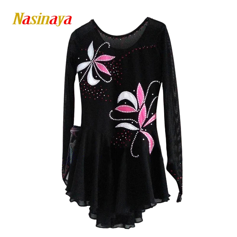 

Nasinaya Figure Skating Dress Customized Competition Ice Skating Skirt for Girl Women Kids Patinaje Gymnastics Performance 97