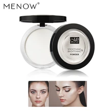 Бренд MENOW Водонепроницаемая компактная пудра белая ремонтная емкость Макияж порошок контроль консилер на масляной основе глянцевая Профессиональная Косметика