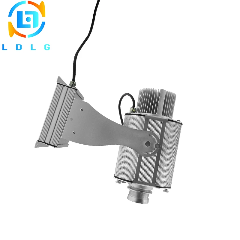 

New Rustproof Silver Static Rotary Image 20W LED Gobo Projector High Definition 20W LED Custom Logo Gobo Projector Night Lights