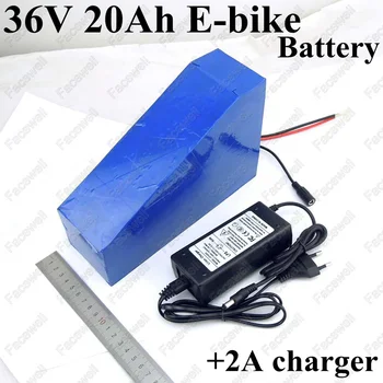 

36v 20ah triangle battery 500w 36v 1000w lithium battery scooter 36v 750w electric bike battery 36v 20ah bicycle BMS + charger