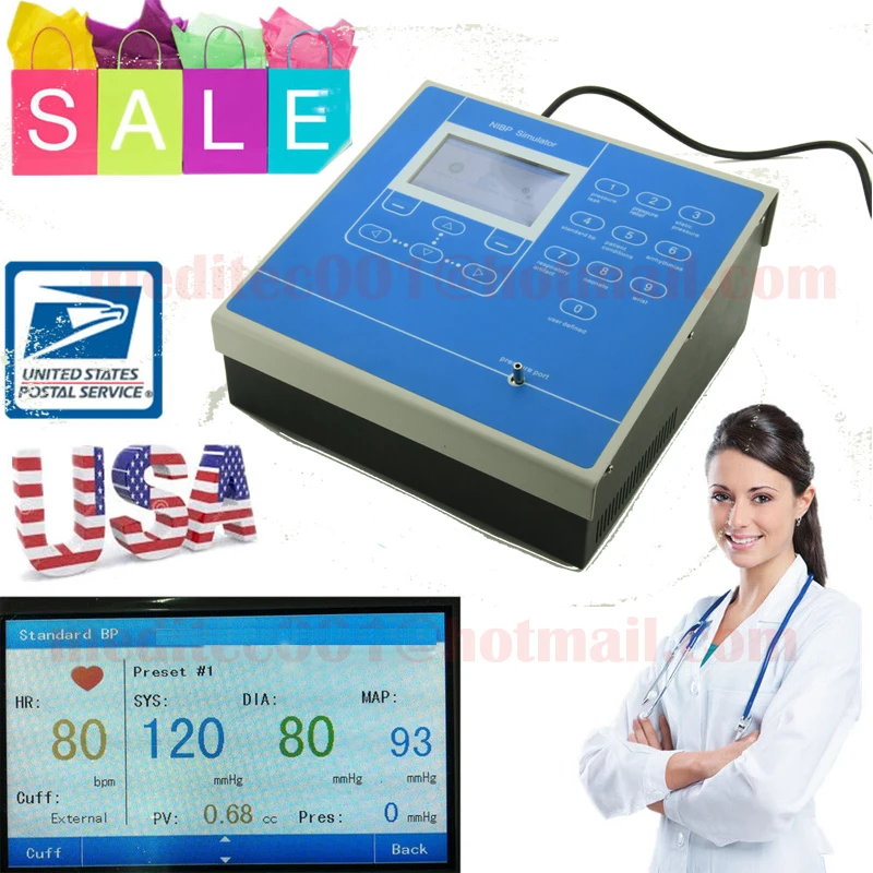 

MS200 NIBP Contec MS200 NIBP Simulator-Blood Preassure Test and Measuring Machine, NIBP blood pressure patient BP Simulator
