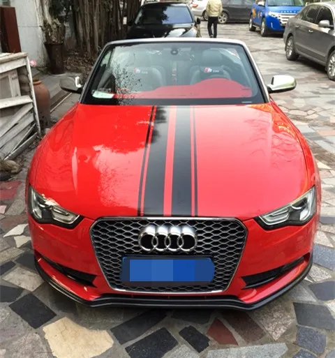 2012 A5 Front Lip Carbon Fiber Front Lip Splitter Spoiler For