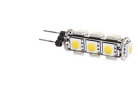 

10 XG4 2W 13x5050 SMD 160-180LM 3000-3500K Warm White Light LED Corn Bulb (12V)