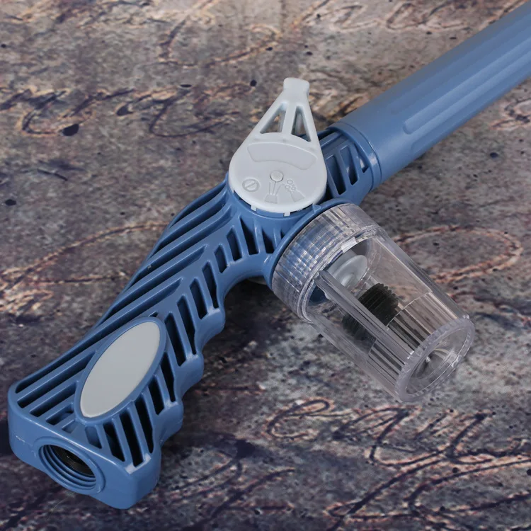 Blue Garden Sprayer Car Washing Washer Plastic Garden Hose Pipe Connector Function Ez Jet Water Cannon 8 In 1 Turbo Spray Gun (10)