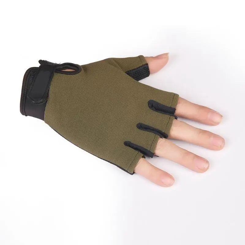 Камуфляжные мужские велосипедные перчатки противоскользящие одежда для фитнеса Половина Finger перчатки Guantes Ciclismo перчатки для мотоцикла