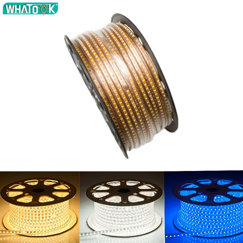 Светодиодная лента водонепроницаемая smd 5050 3014 5730 2835 ip65 5 м 10 20 220 В|waterproof smd|smd 5050220v led