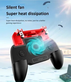 

Multifunctional Cooling Game Aids with Fan for iPhone Android phone Gamepad Design Shooting game Machine