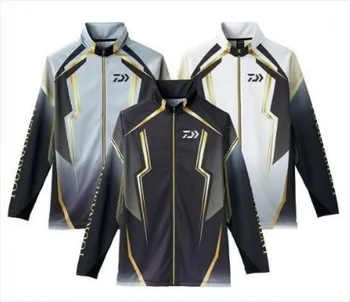 

2018 New Summer DAIWA Fishing Clothing Outdoors Sports Long Sleeve Fishing Clothes Quick Dry Anti-UV Breathable Fishing Clothing
