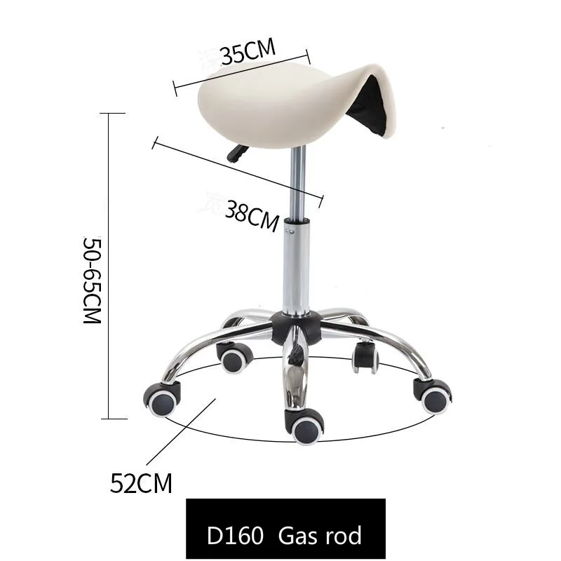 Простой дизайн салонный стул красота технический стул регулировка жизни седельные стулья Поворотный Макияж в салоне красоты стул - Цвет: B1