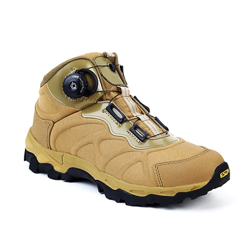 

Men Tactical Military Shoes Trekking Boots Climbing Hiking Boots for Mountain Breathable Outdoor Non-slip Hiking Shoes Men