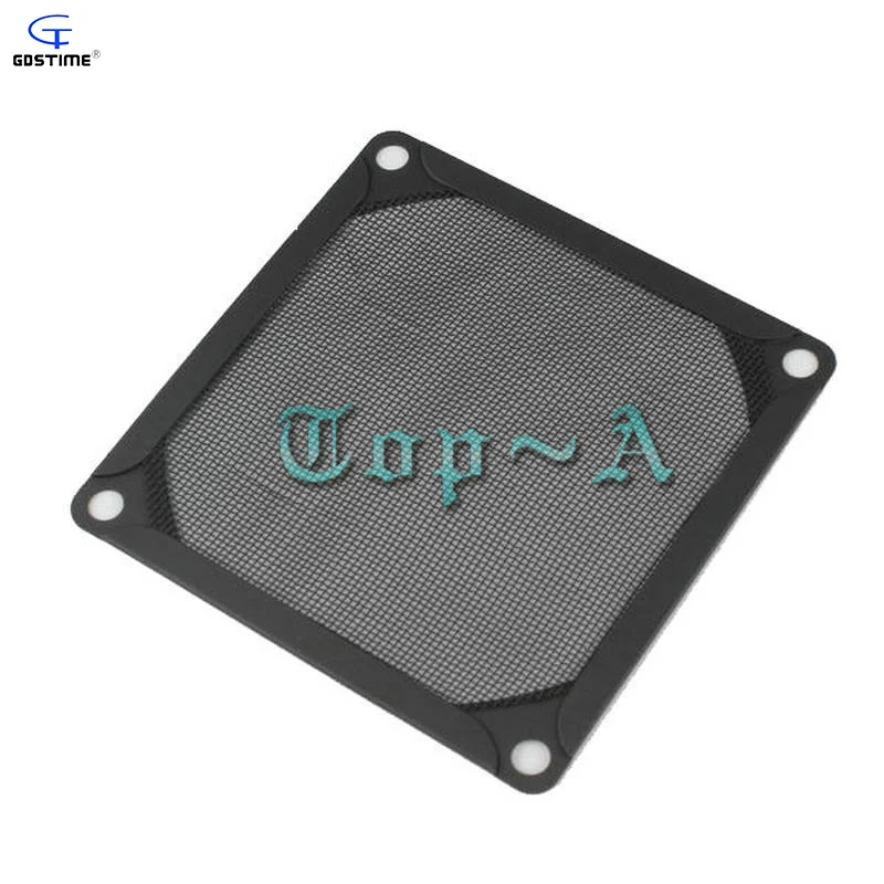 5 Pcs Gdstime 8CM 80mm Fan Filters Black Metal Dust Network Cooling Fan
