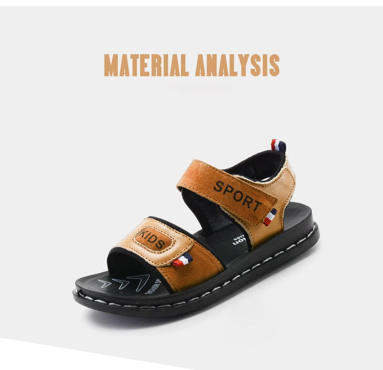 Детская обувь для мальчиков брендовые сандалии для начинающего ходить ребенка из натуральной кожи ортопедические спортивные сандалии для мальчиков детская повседневная обувь KS439