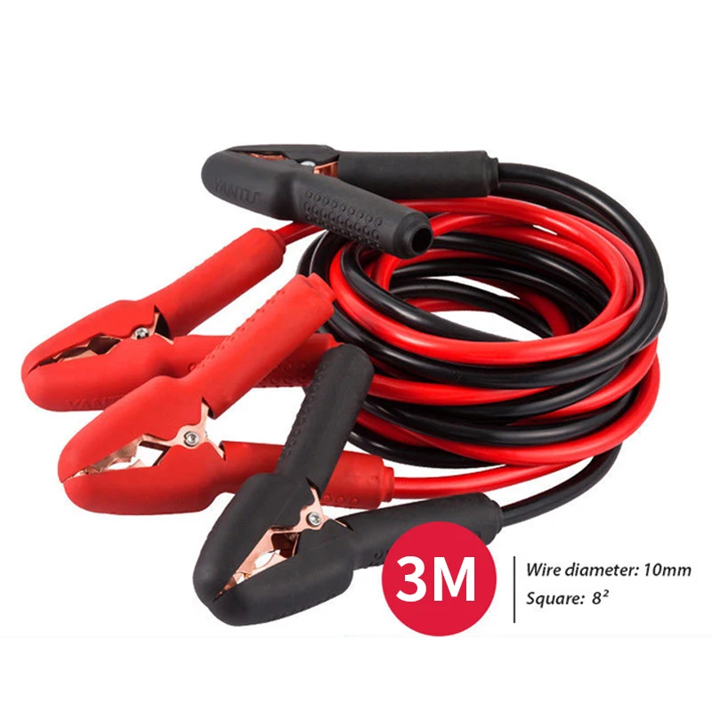 

NEW Emergency Power Charging Jump Start Leads Cable 3m Car Van Battery Booster cable