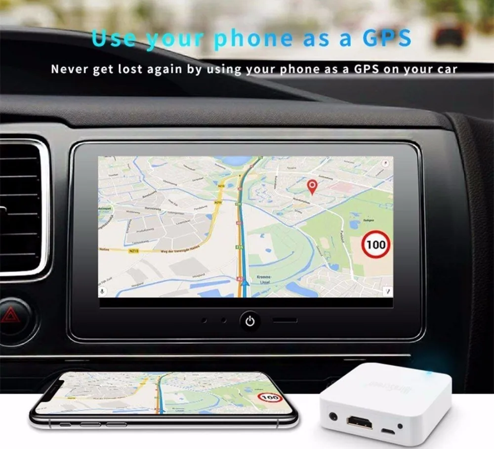 MiraScreen X7 PRO Airplay Box Mirror Dongle поддержка WiFi 1080P Мини Смарт Автомобильный мультимедийный