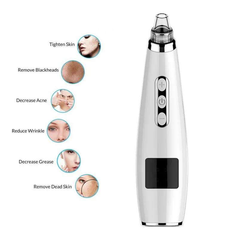 

Professional Electric Blackhead Needle Remover 3 Minutes Acne Pimple Spot Extractor Beauty Facial Cleaning Tools